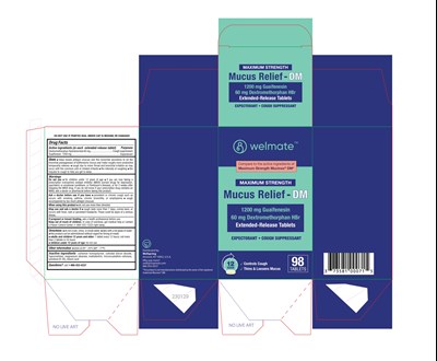 Principal Display Panel (Mucinex Dm   98 Ct Blister Upc (4) (1))